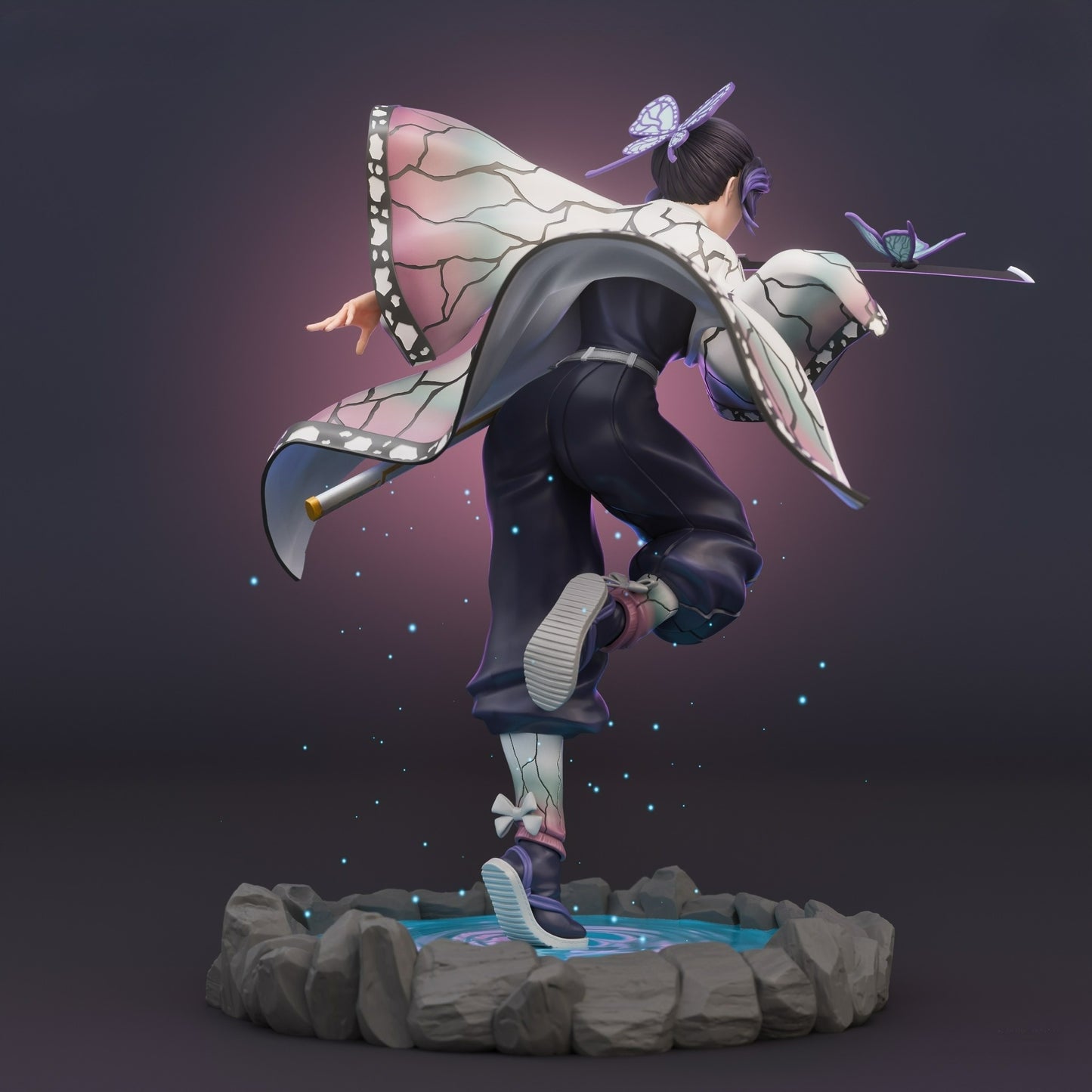 2900 Shinobu Kocho - Kimetsu no Yaiba - STL 3D Print Files