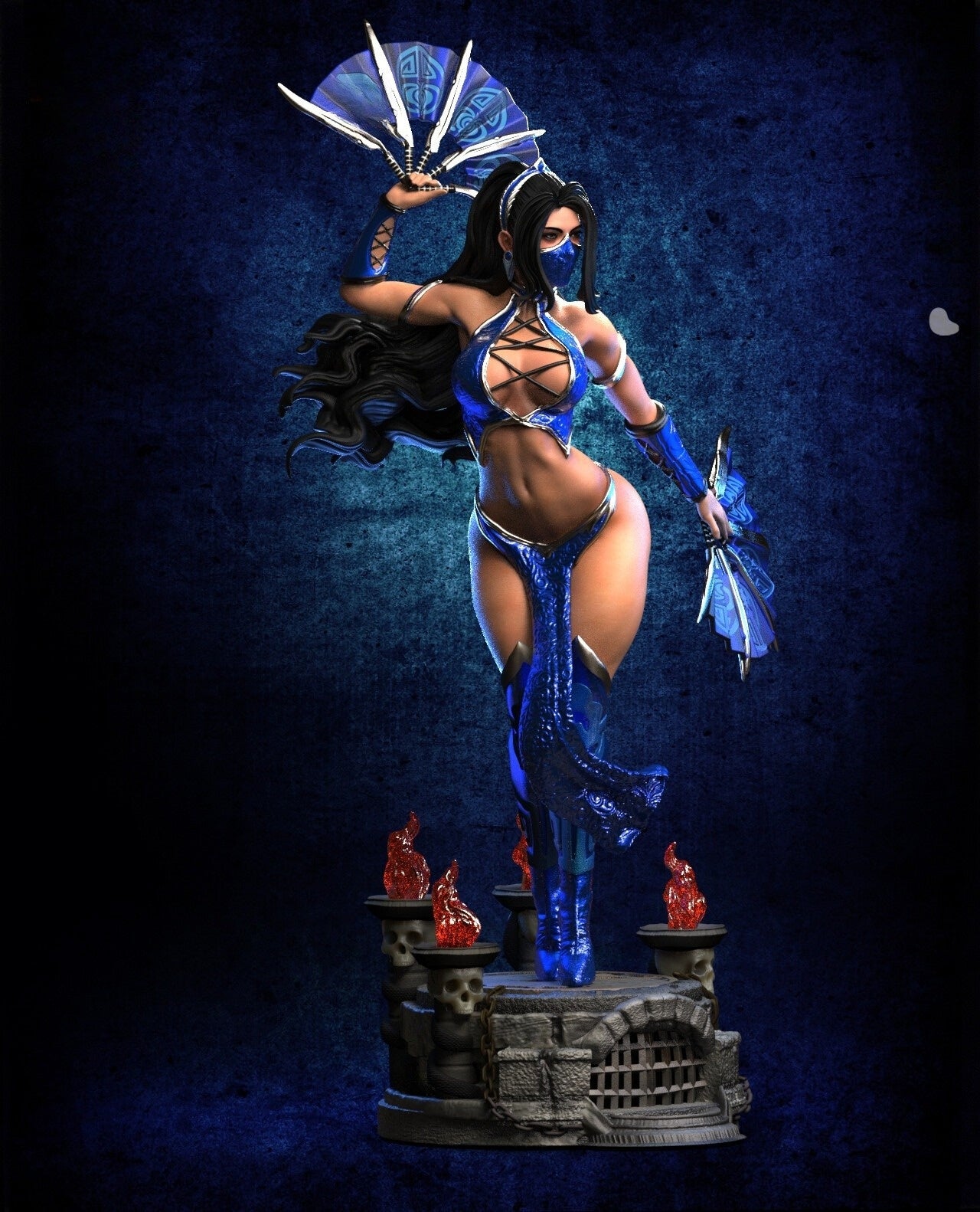 2977 Kitana - Mortal Kombat - STL 3D Print Files