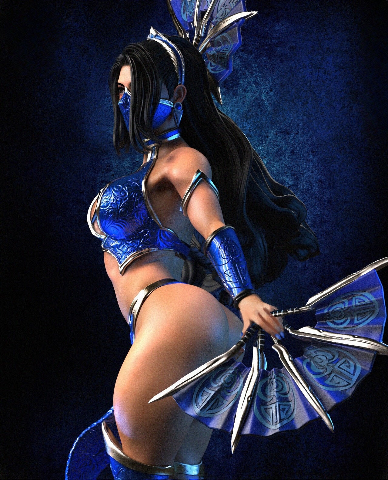 2977 Kitana - Mortal Kombat - STL 3D Print Files