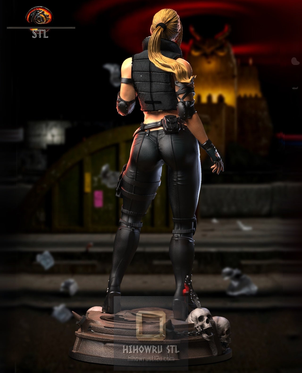 5182 Sonya Blade - Mortal Kombat - STL 3D Print Files