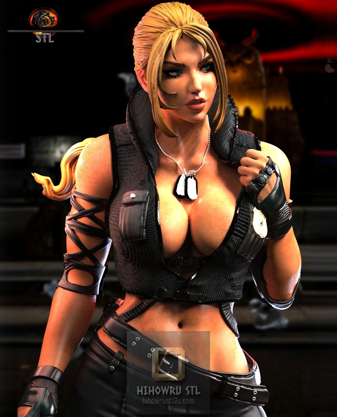 5182 Sonya Blade - Mortal Kombat - STL 3D Print Files