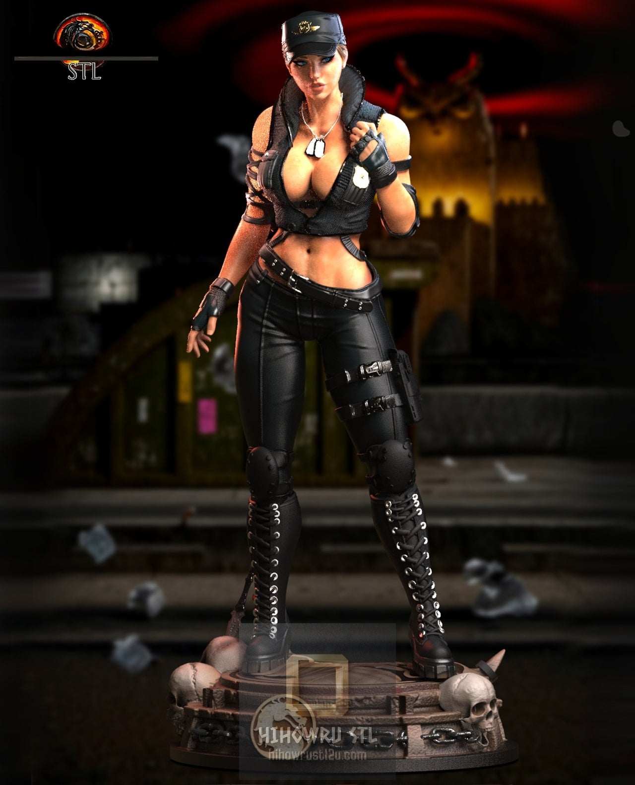 5182 Sonya Blade - Mortal Kombat - STL 3D Print Files