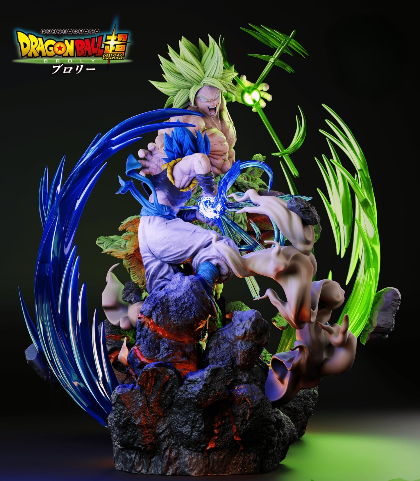 3395 Gogeta Blue - Dragon Ball Super - STL 3D Print Files