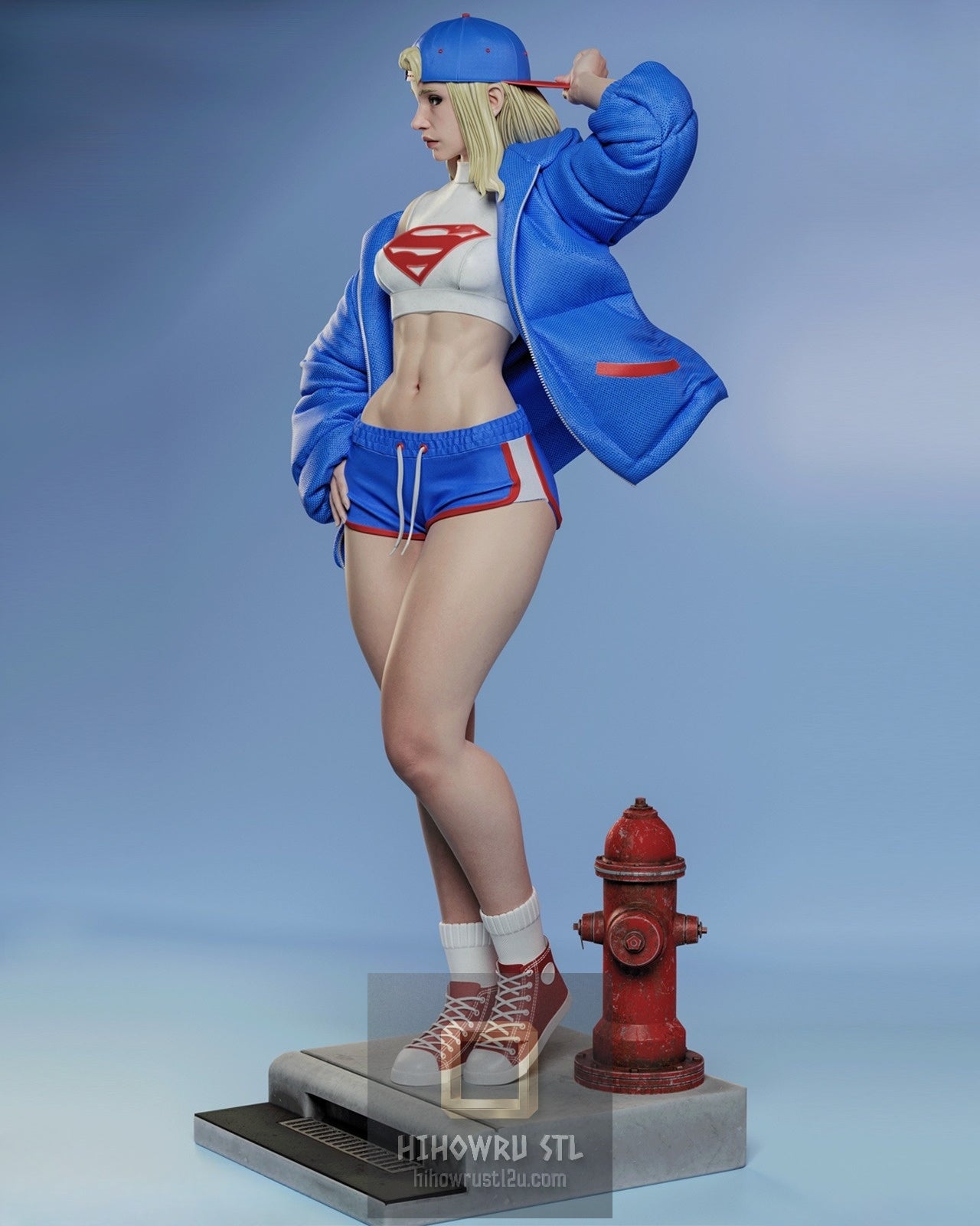 2687 Supergirl - DC Comics - STL 3D Print Files