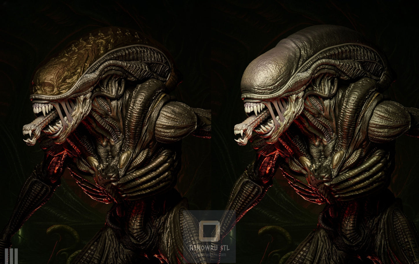 4438 Xenomorph - Alien - STL 3D Print Files