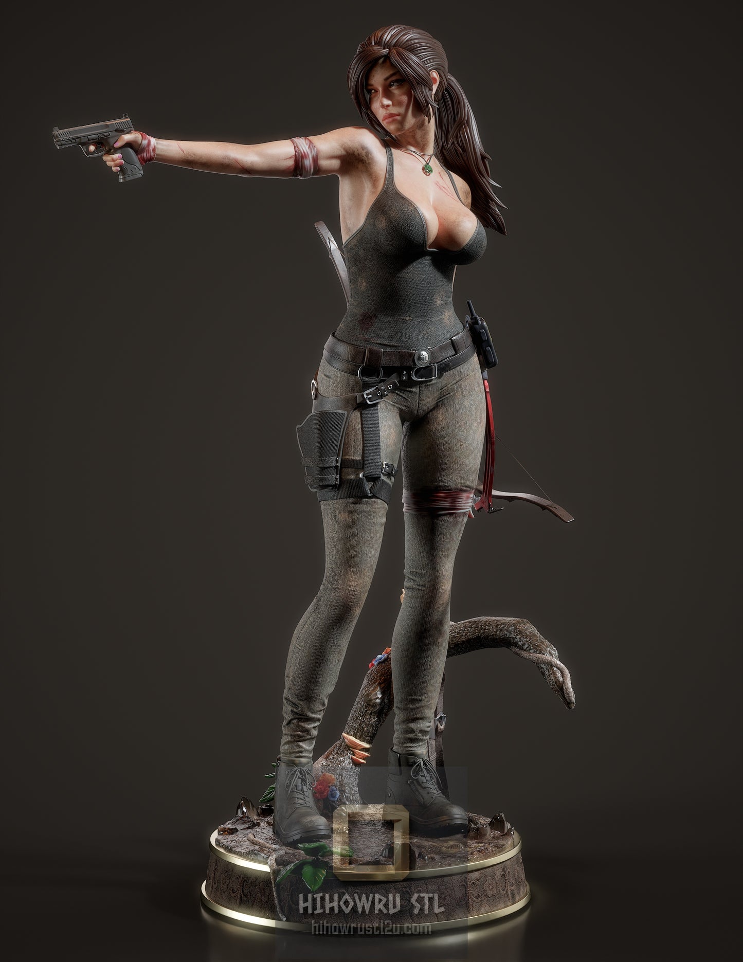 5476 Lara Croft - Tomb Raider - STL 3D Print Files