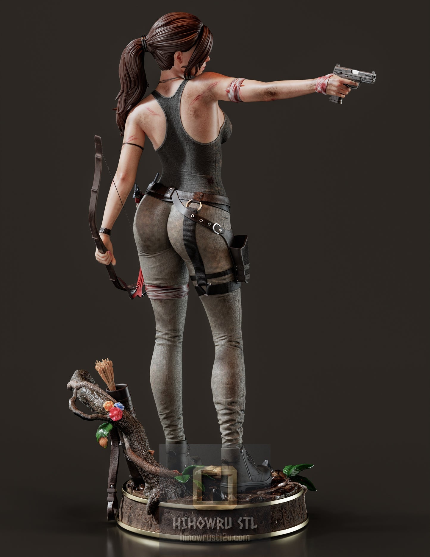 5476 Lara Croft - Tomb Raider - STL 3D Print Files