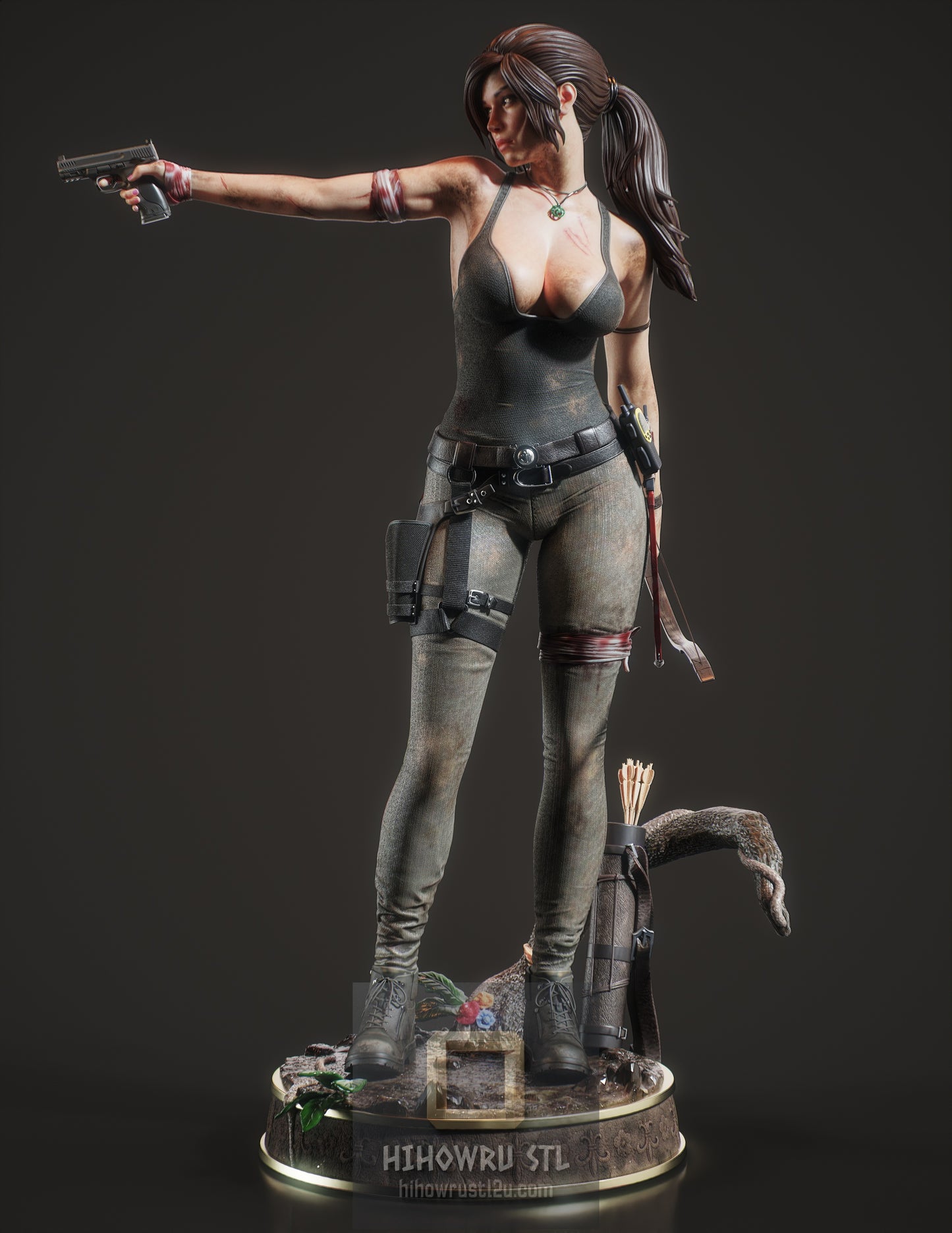 5476 Lara Croft - Tomb Raider - STL 3D Print Files