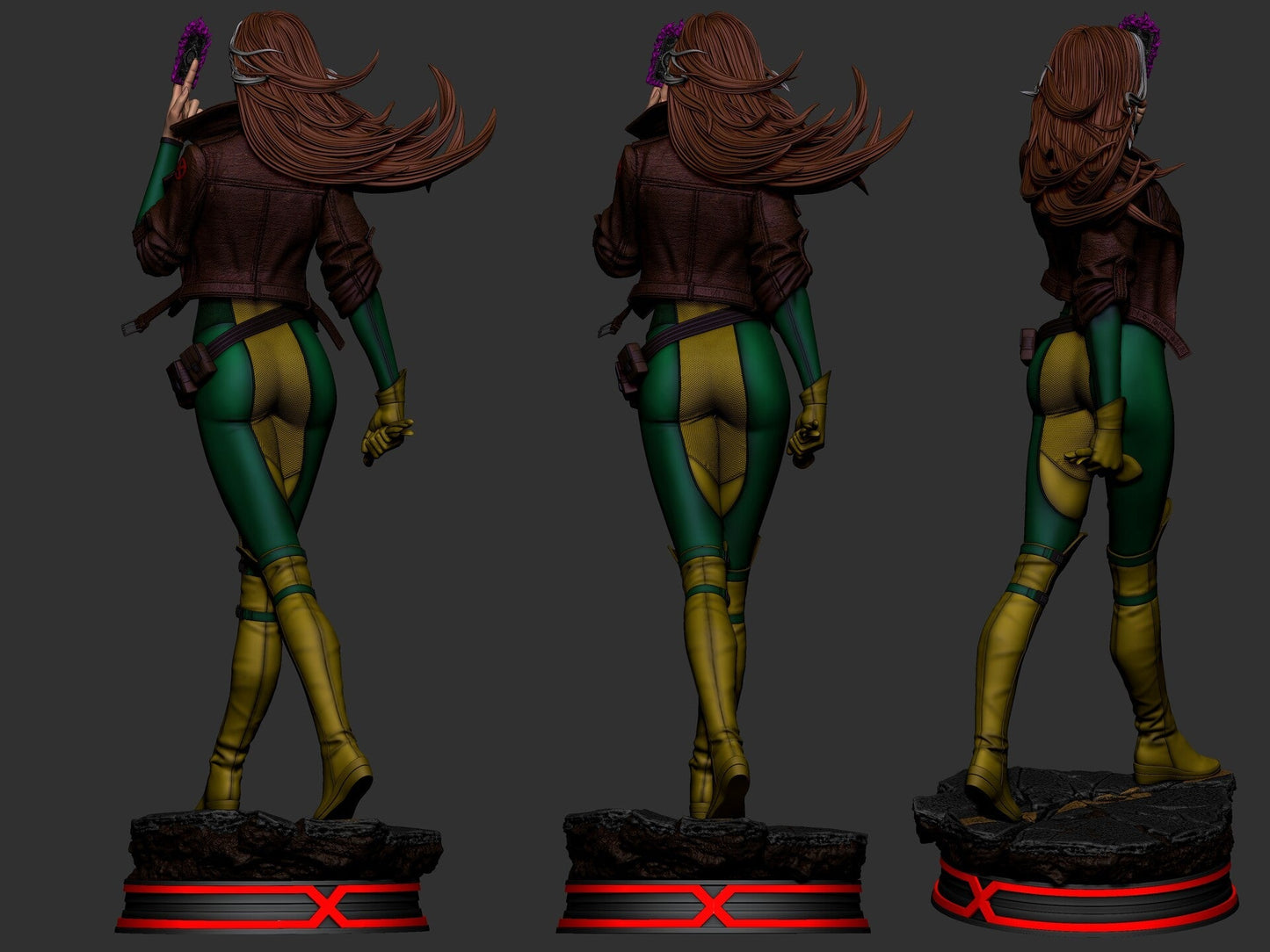 1630 Rogue - X-Men - STL 3D Print Files