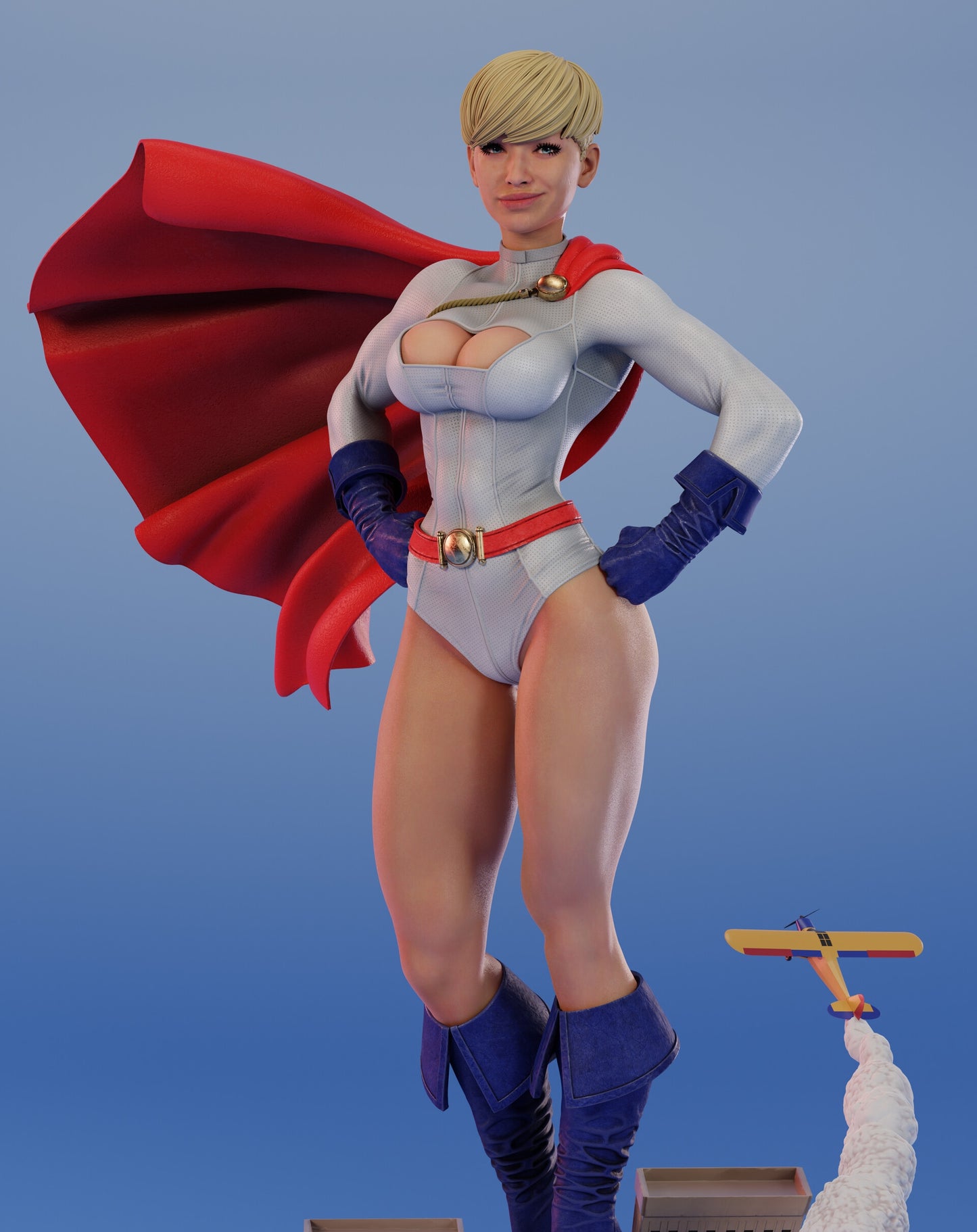 3543 Power Girl - DC Comics - STL 3D Print Files