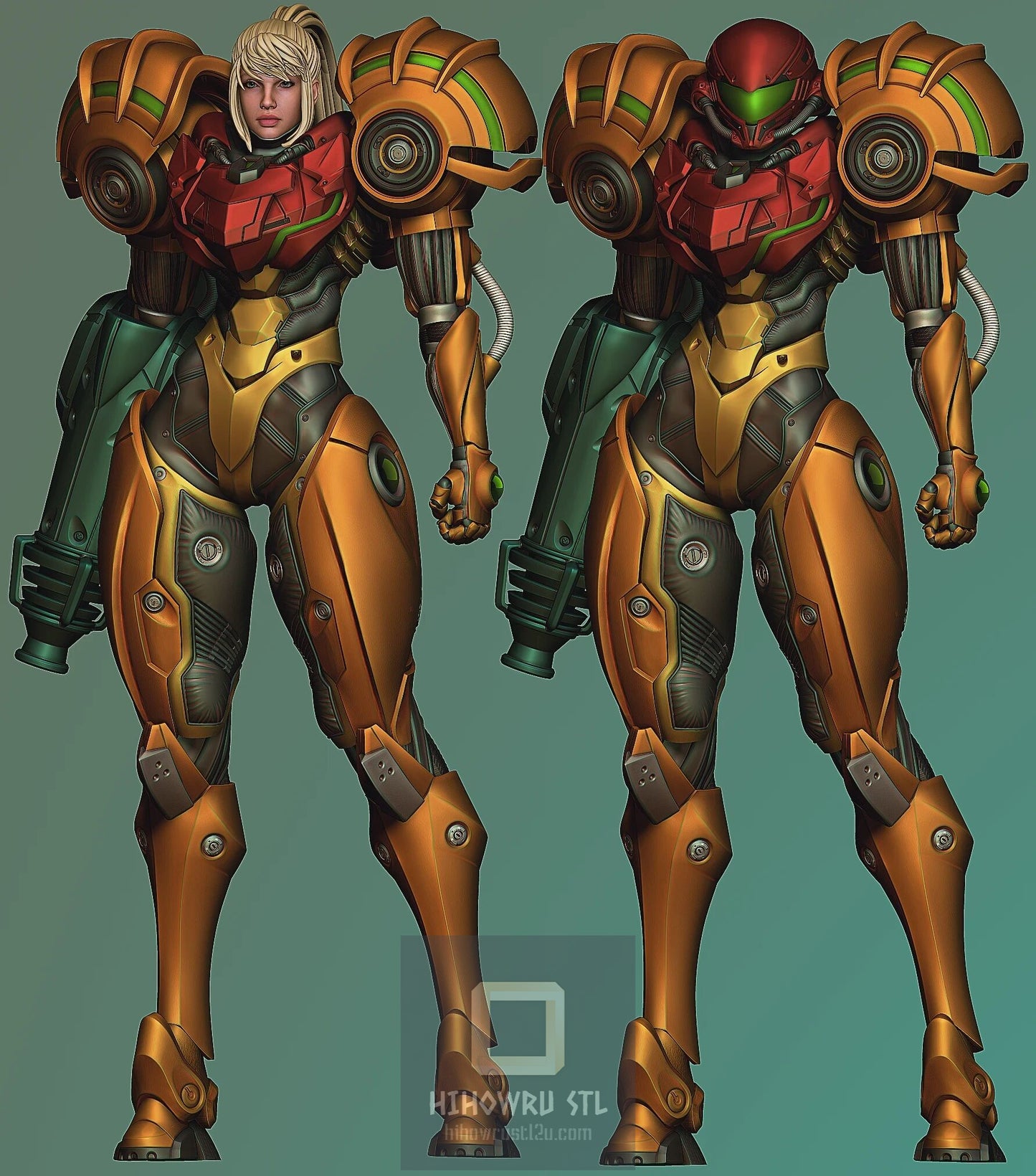 4830 Samus Aran - Metroid - STL 3D Print Files