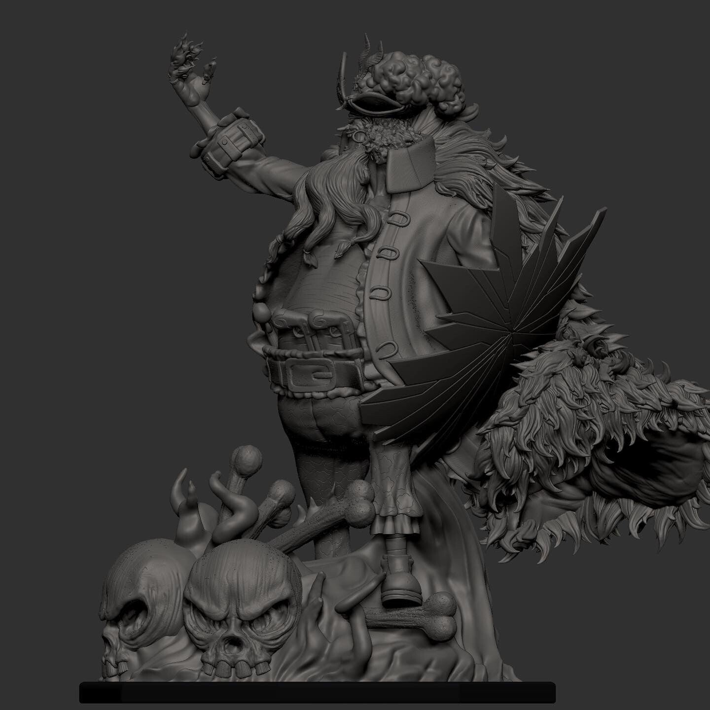 1779 Blackbeard - One Piece - STL 3D Print Files