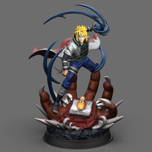 1734 Minato Namikaze - Naruto - STL 3D Print Files