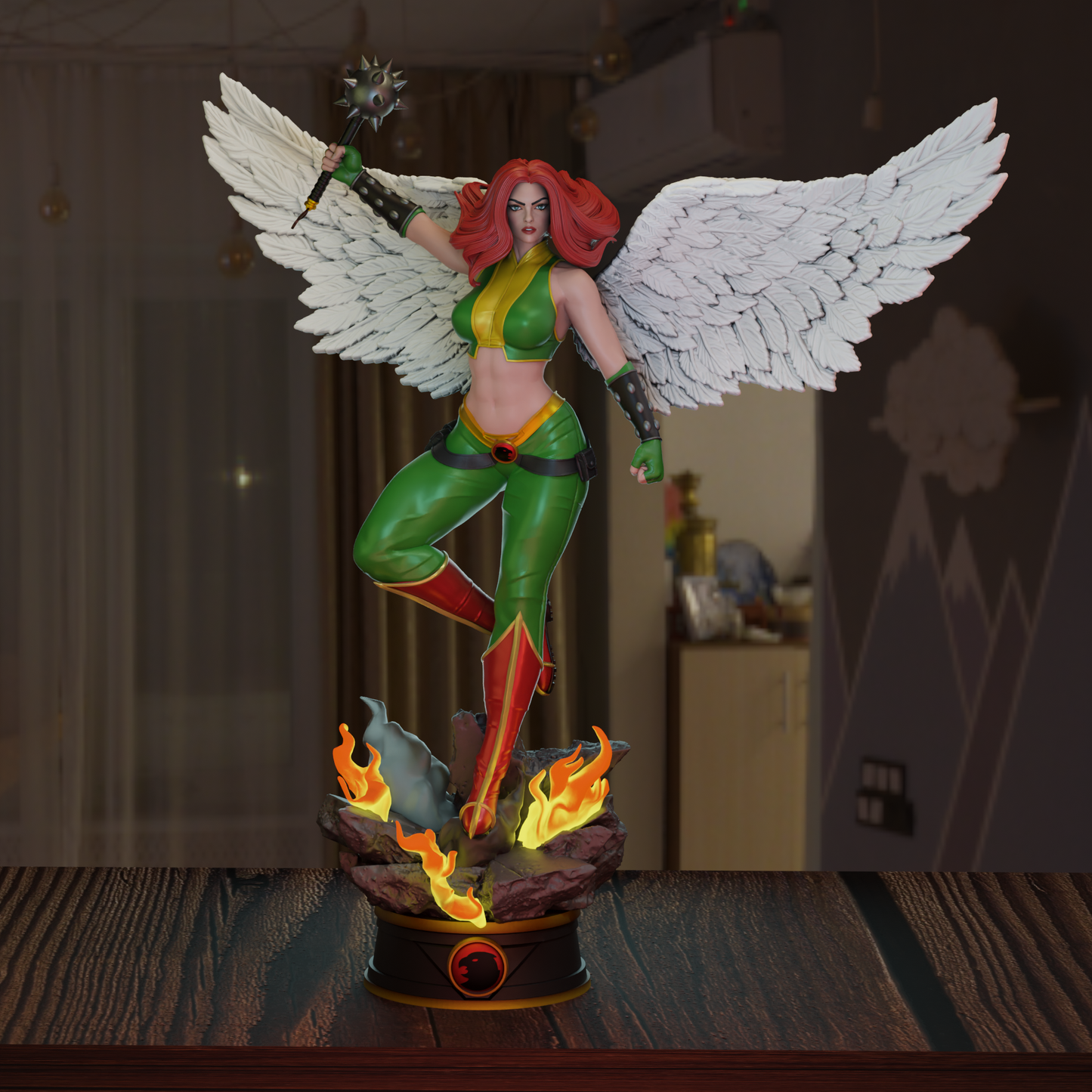 3407 Hawkgirl - DC Comics - STL 3D Print Files