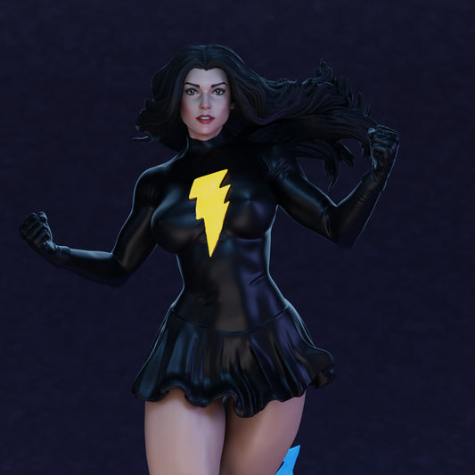 3884 Black Mary Marvel NSFW - DC COMICS - STL 3D Print Files