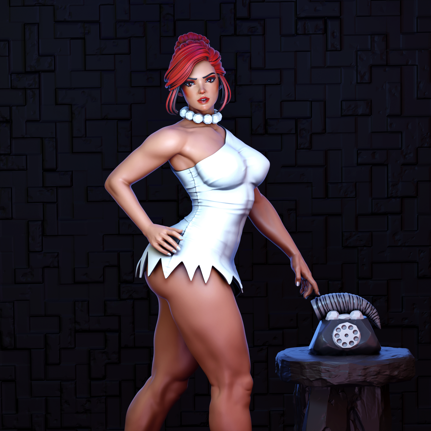 3369 Wilma Flintstone - The Flintstones - STL 3D Print Files