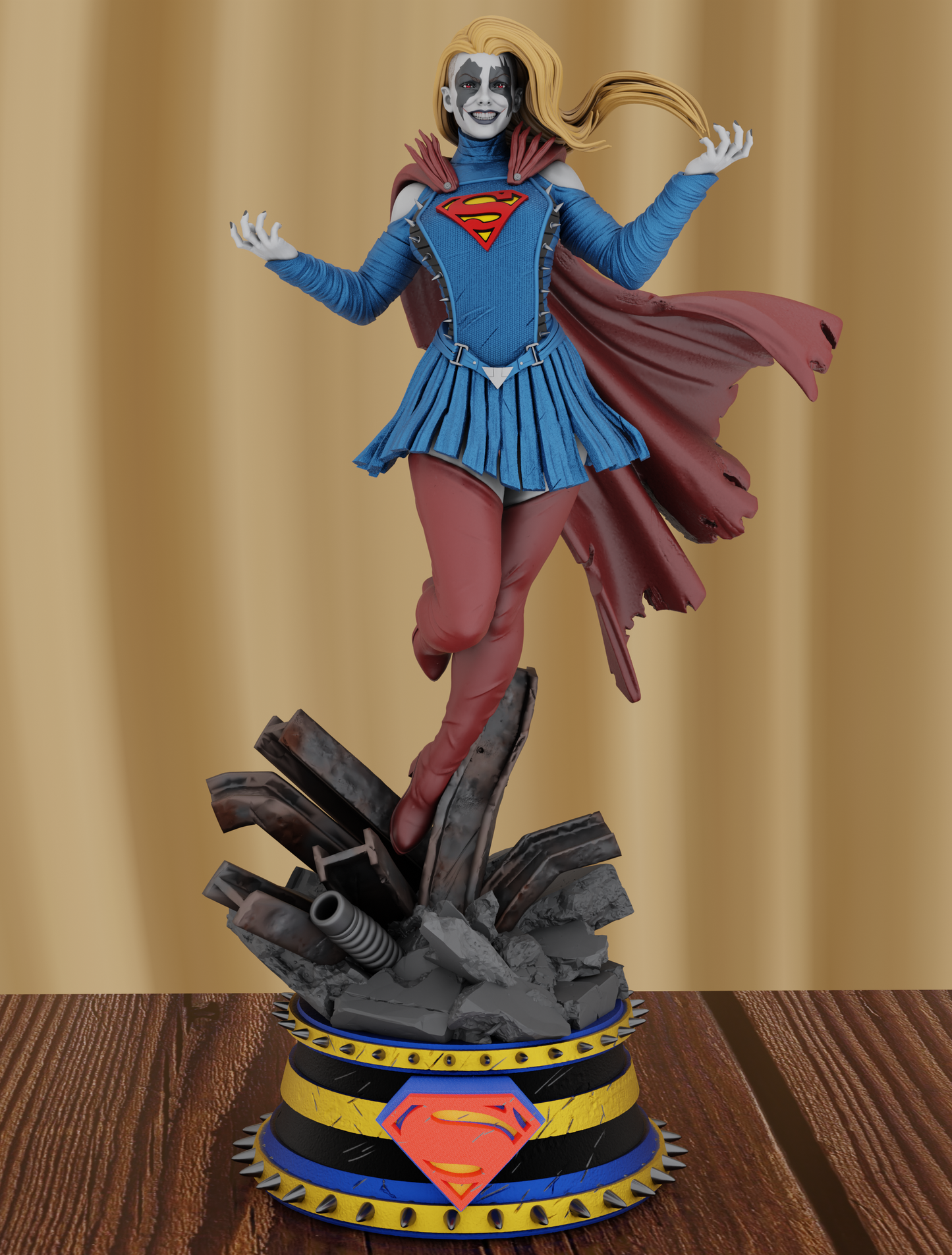 1900 Supergirl Infected NSFW - DC Comics - STL 3D Print Files