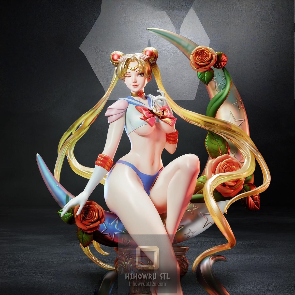 5516 Sailor Moon NSFW - Usagi Tsukino - STL 3D Print Files
