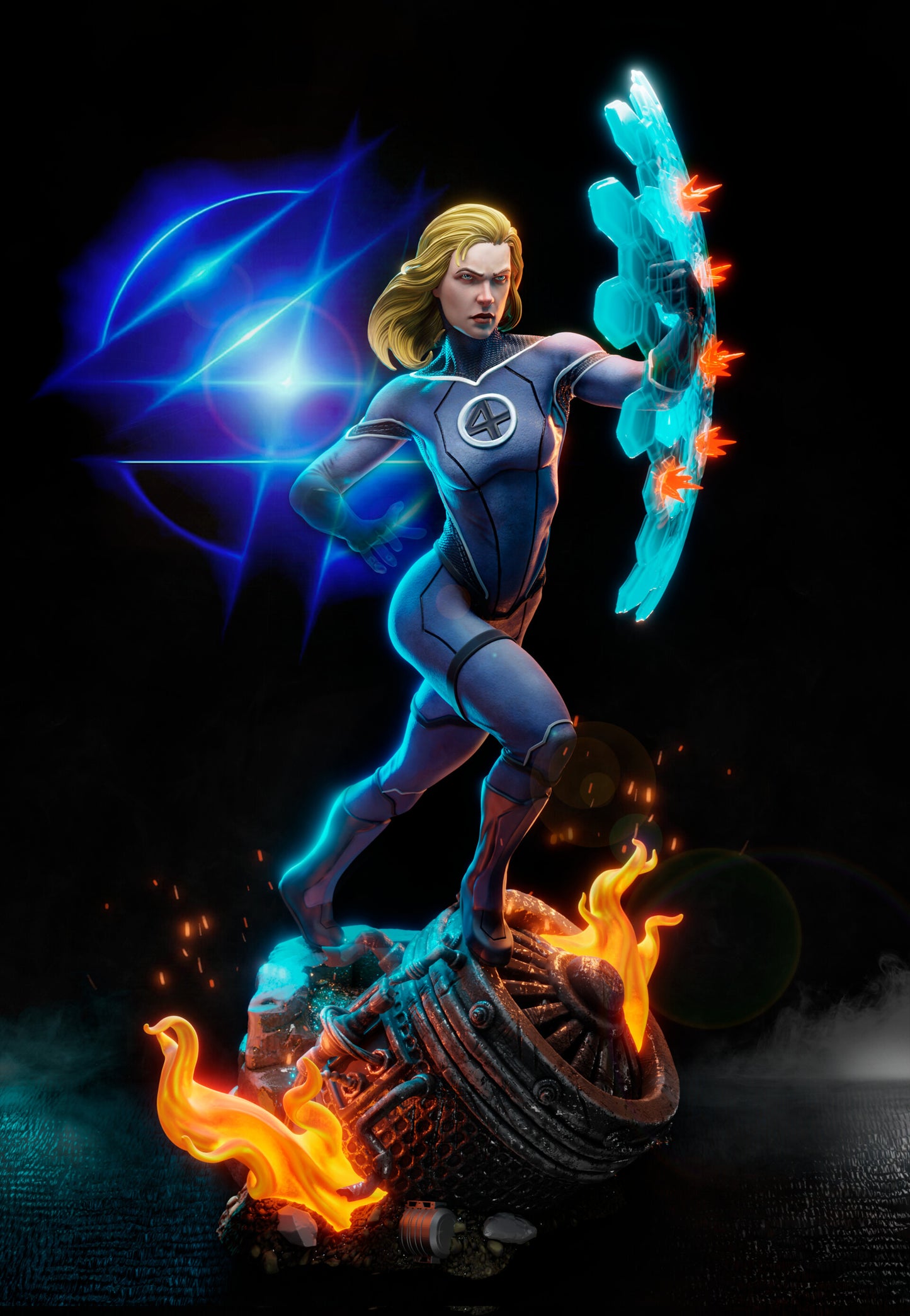 2485 Invisible Woman - Fantastic Four - STL 3D Print Files