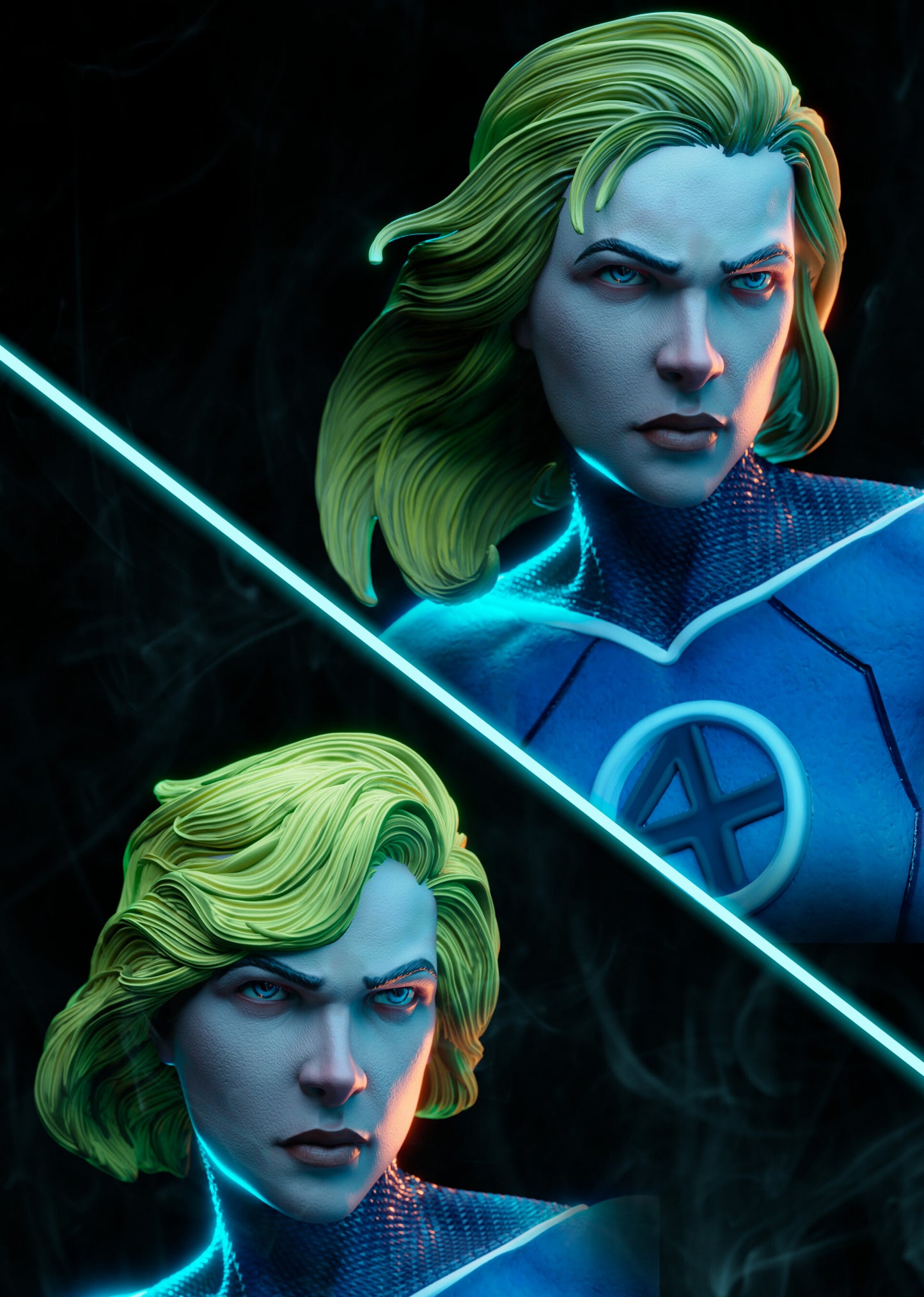 2485 Invisible Woman - Fantastic Four - STL 3D Print Files