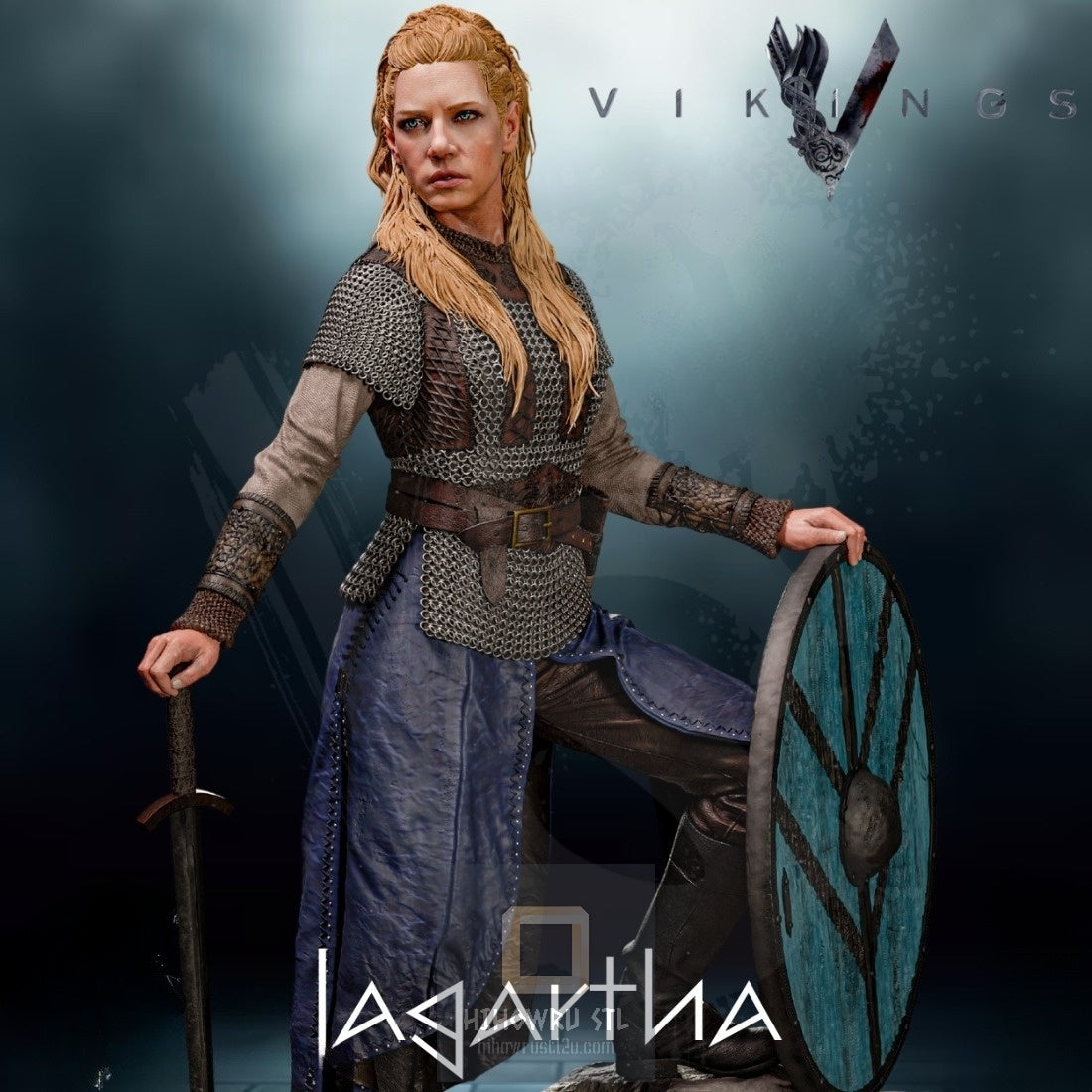 4406 Lagertha - Vikings - STL 3D Print Files