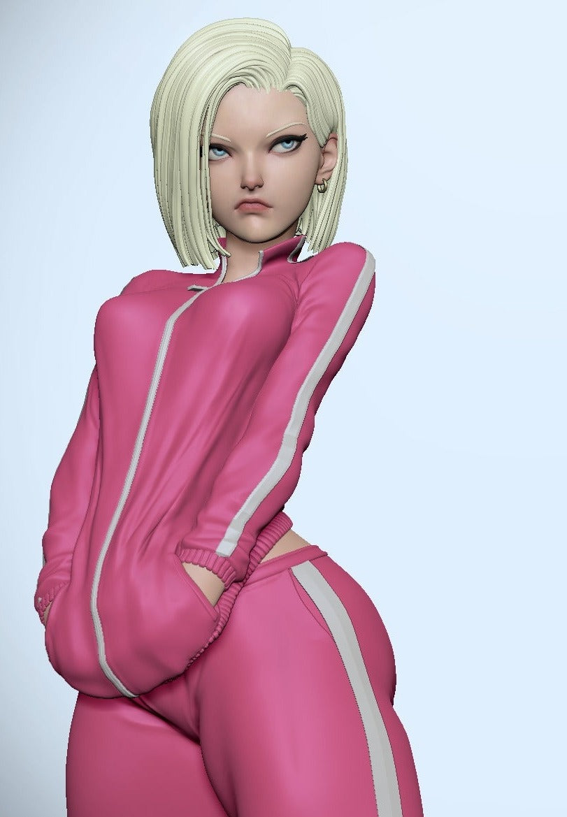 1768 Android 18 - Dragon Ball - STL 3D Print Files