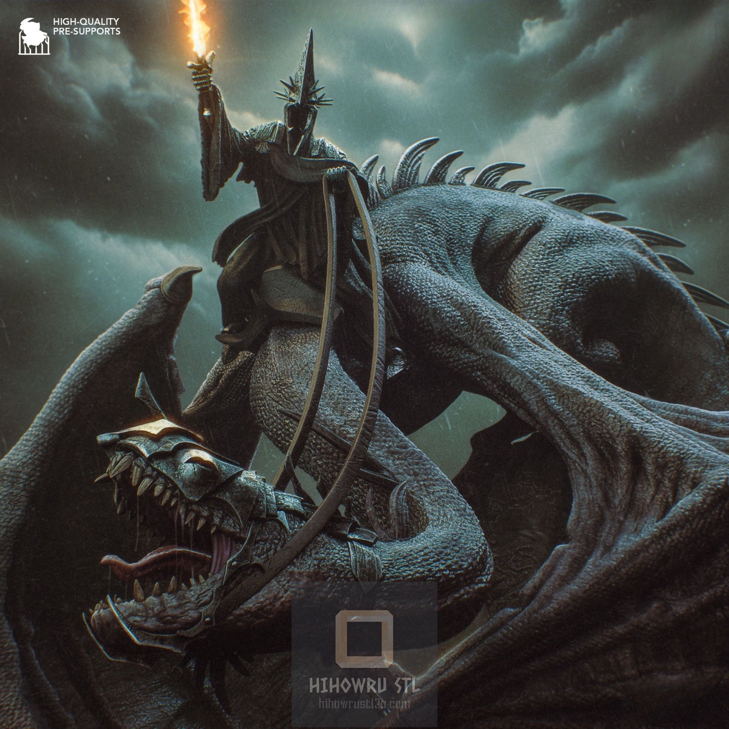 4478 The Witch King of Angmar - Lord Of The Rings - STL 3D Print Files