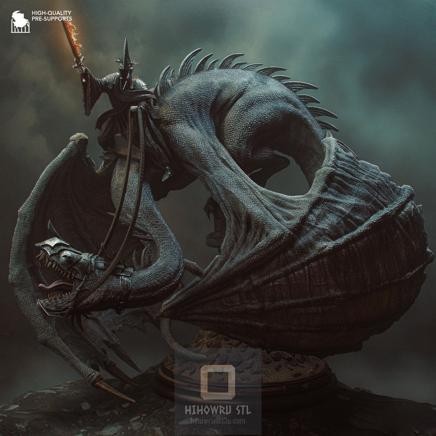 4478 The Witch King of Angmar - Lord Of The Rings - STL 3D Print Files