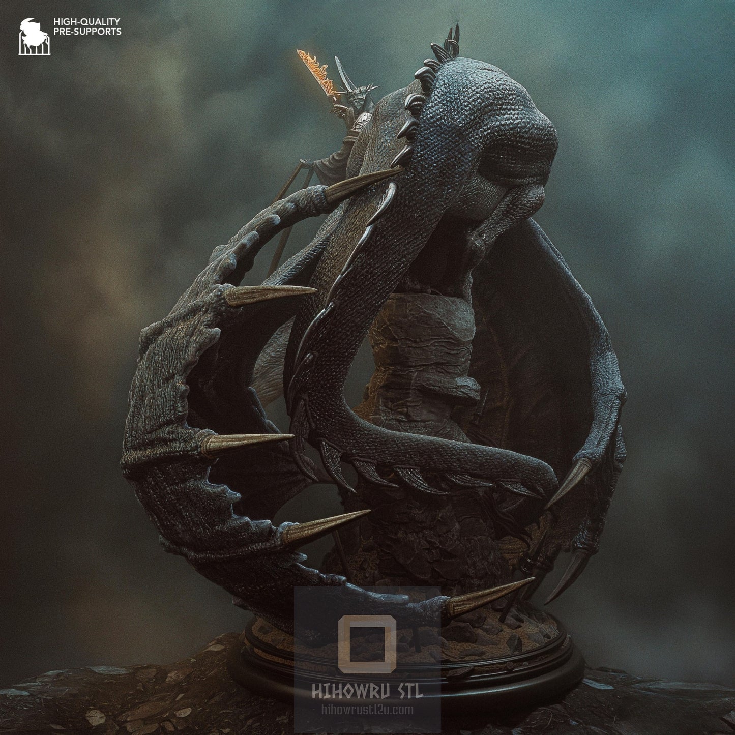 4478 The Witch King of Angmar - Lord Of The Rings - STL 3D Print Files