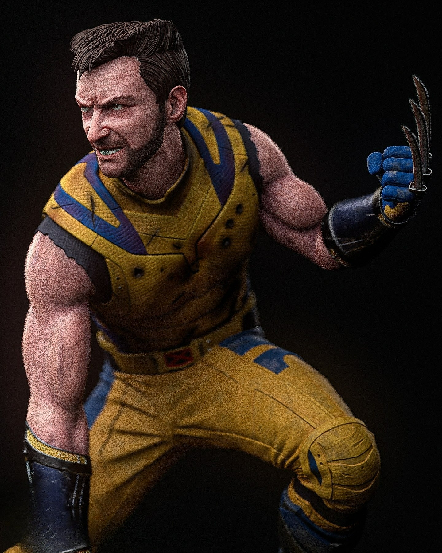 3316 Wolverine - Hugh Jackman - STL 3D Print Files