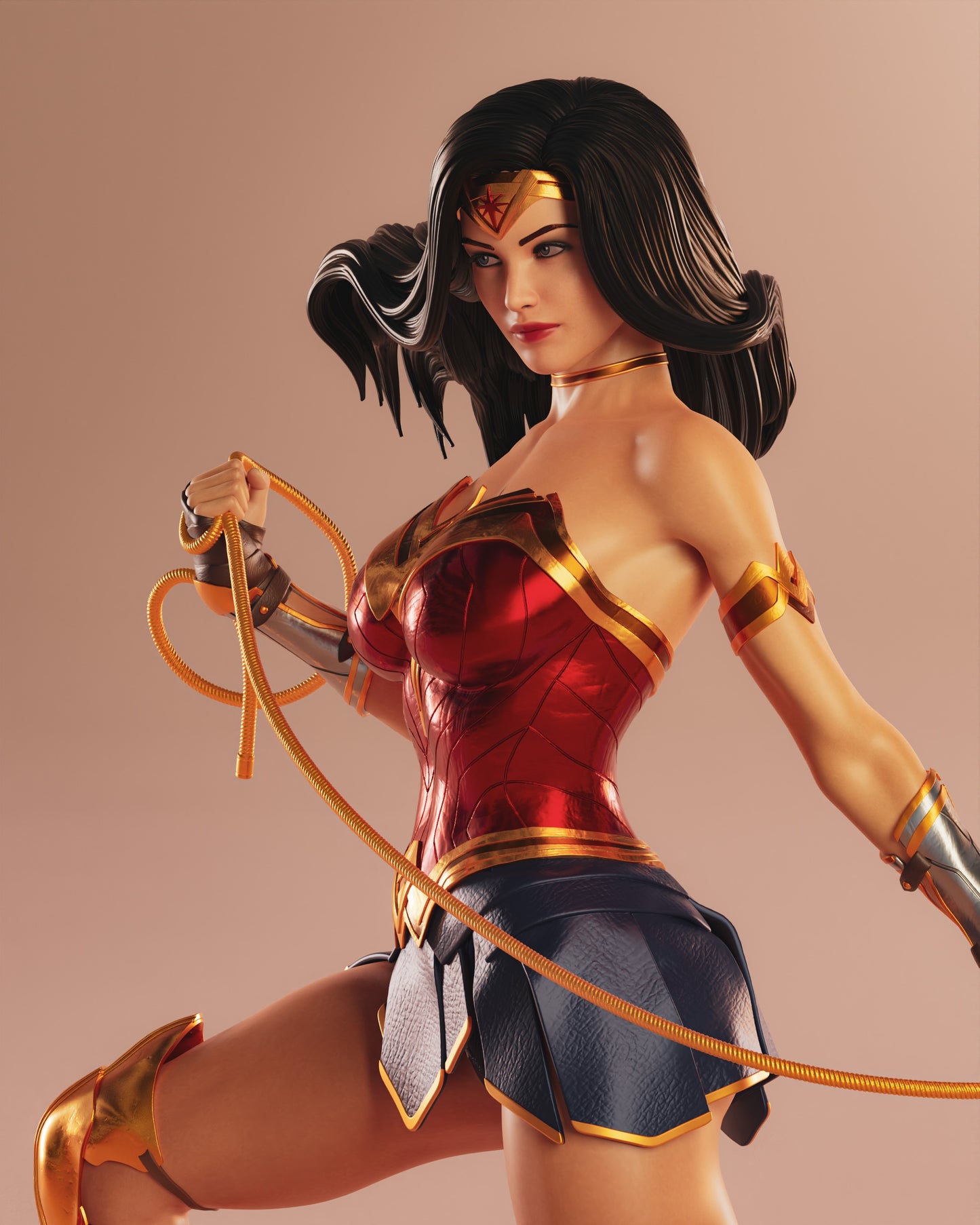 3408 Wonder Woman - DC Comics - STL 3D Print Files