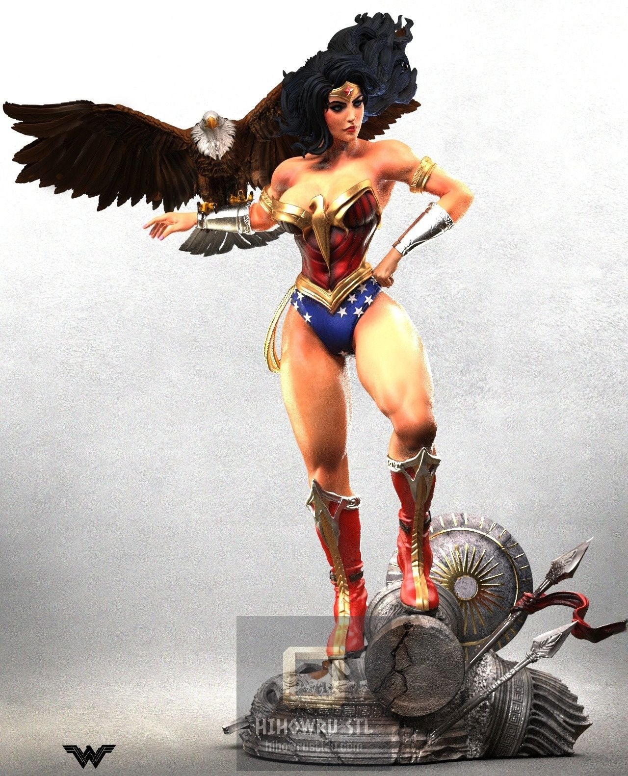 5171 Wonder Woman - DC COMICS - STL 3D Print Files