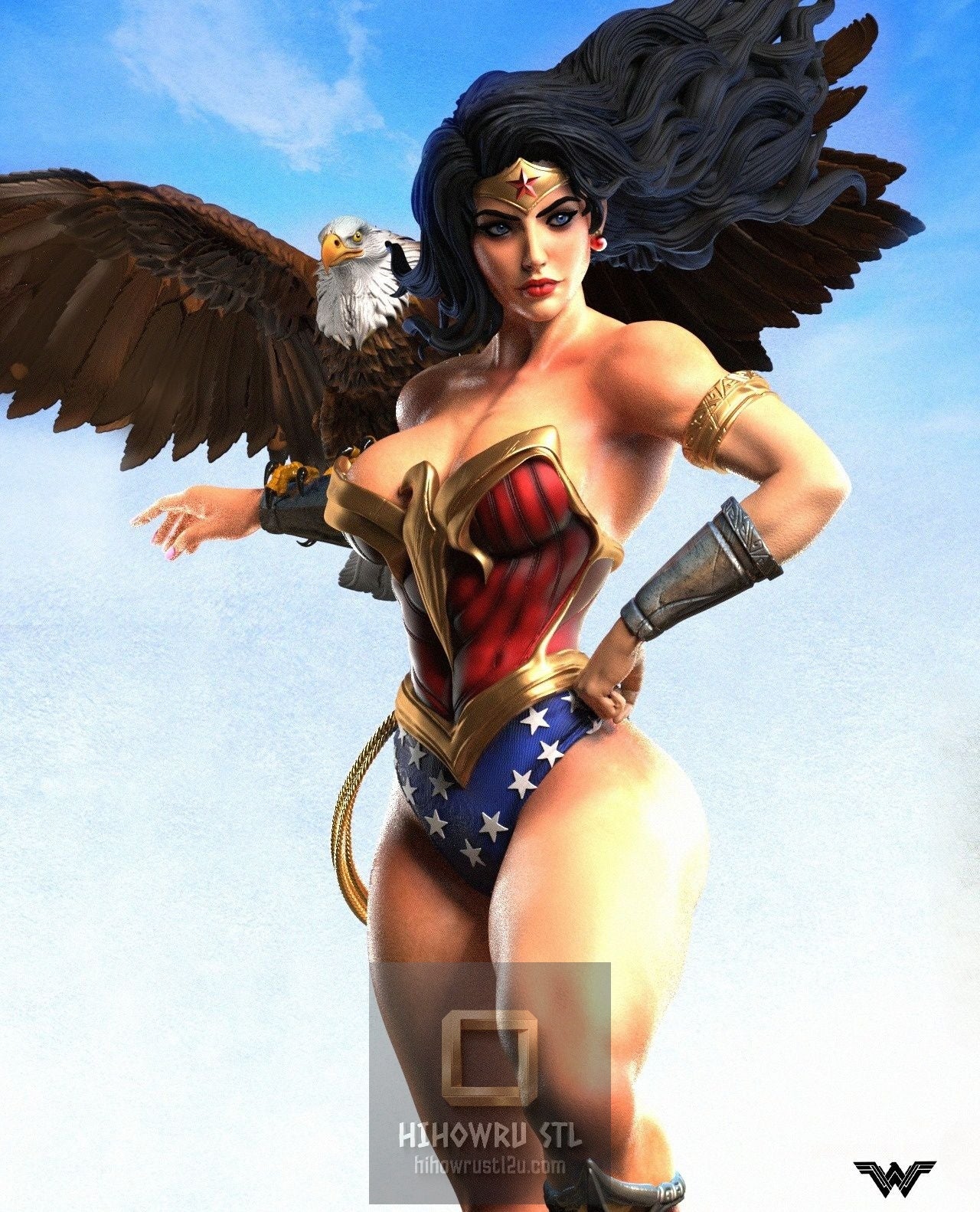 5171 Wonder Woman - DC COMICS - STL 3D Print Files