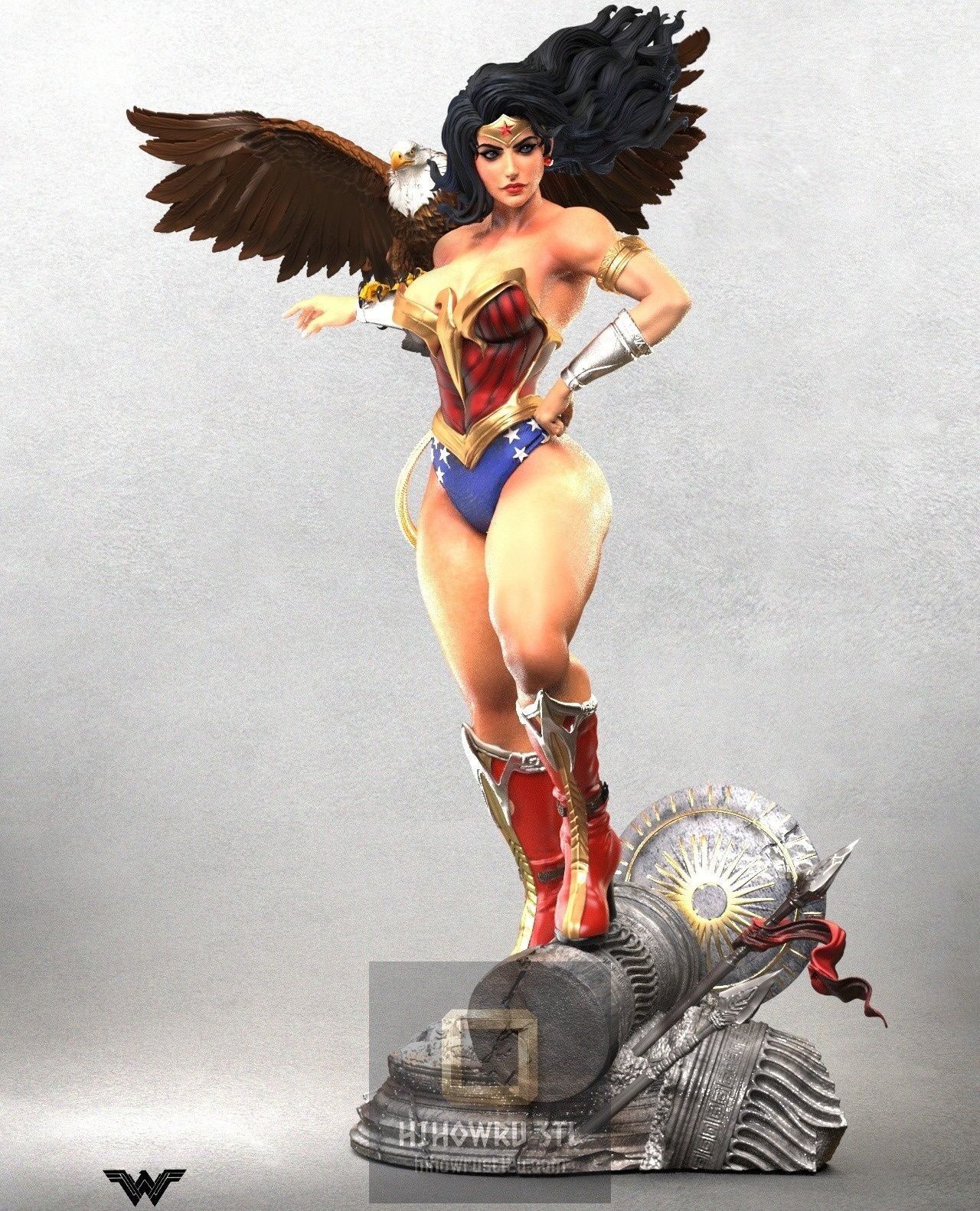 5171 Wonder Woman - DC COMICS - STL 3D Print Files