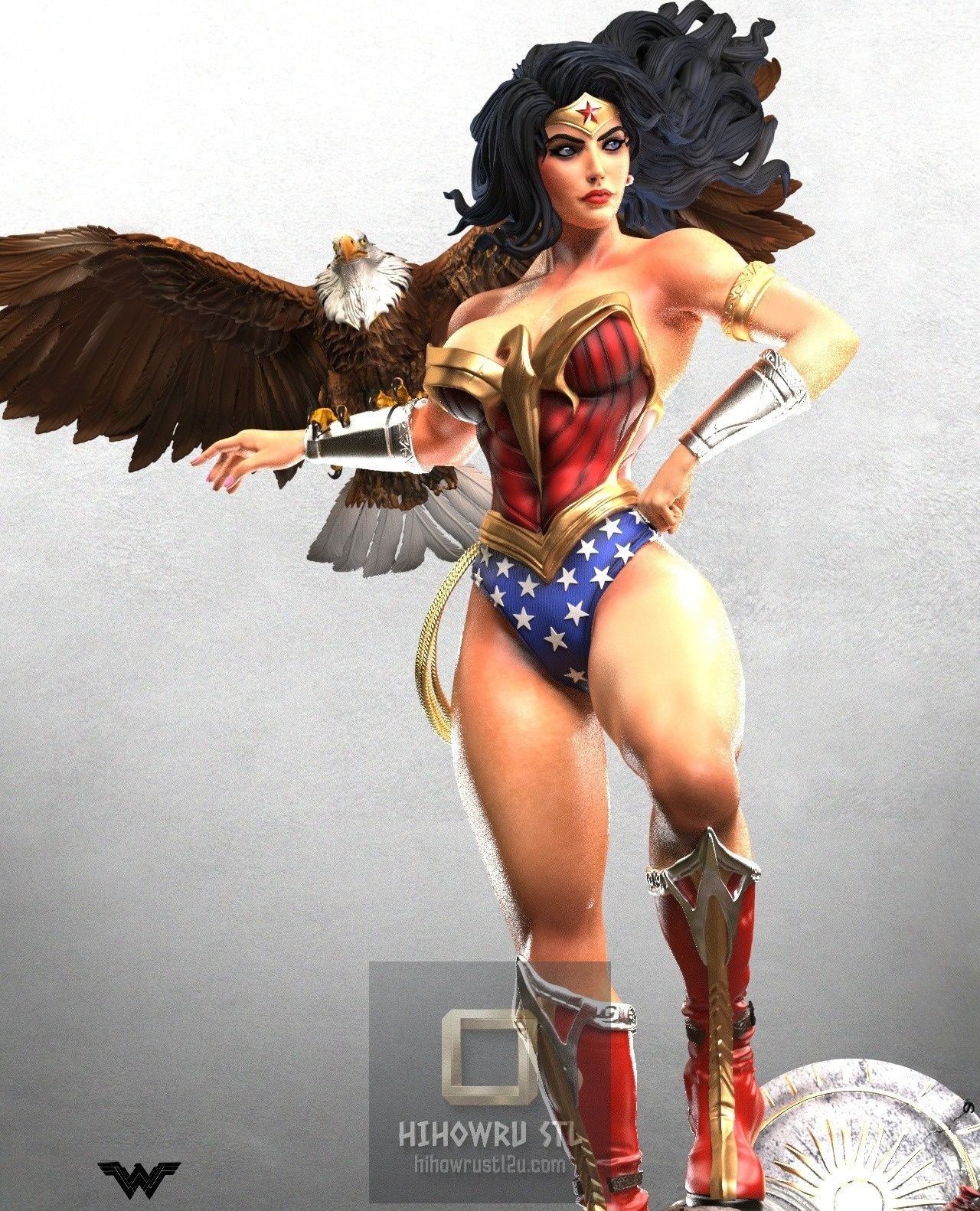 5171 Wonder Woman - DC COMICS - STL 3D Print Files