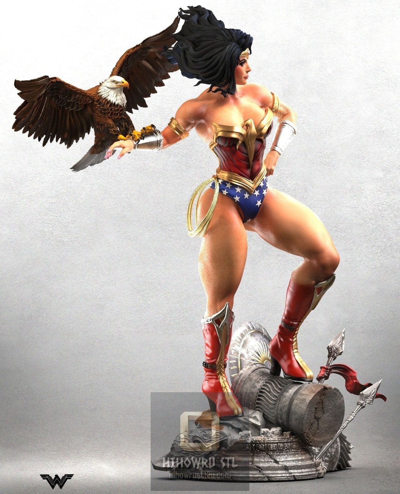 5171 Wonder Woman - DC COMICS - STL 3D Print Files