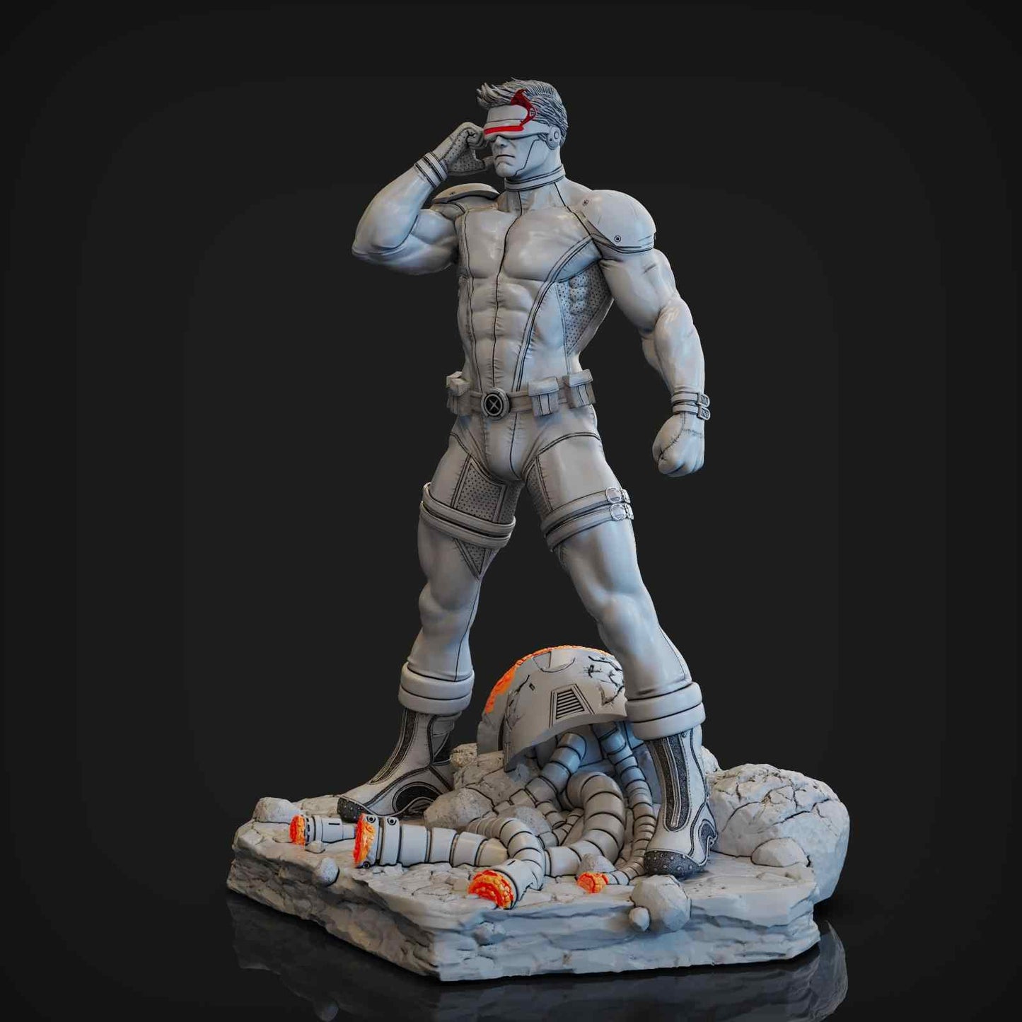 1772 Cyclops - X-Men - STL 3D Print Files