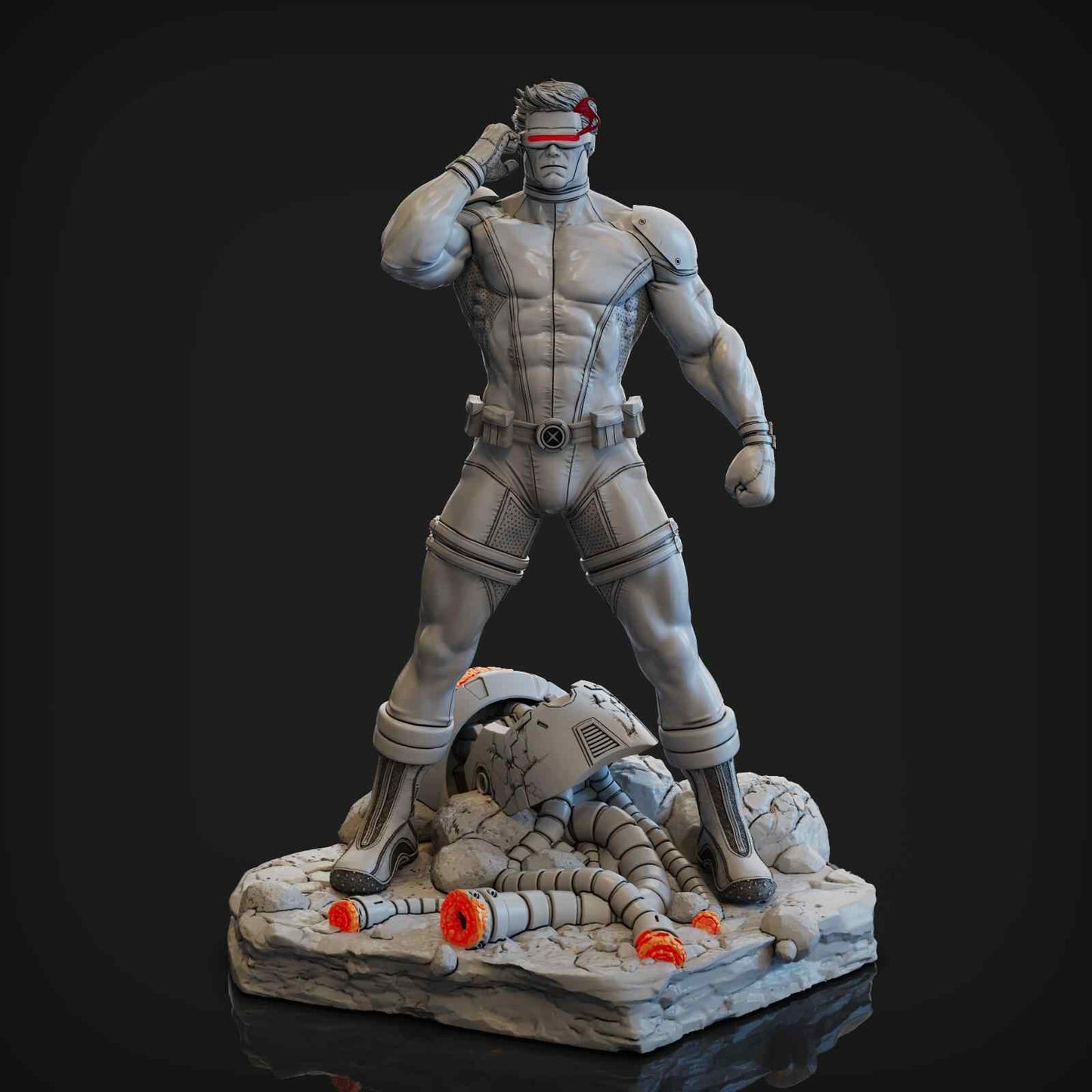 1772 Cyclops - X-Men - STL 3D Print Files