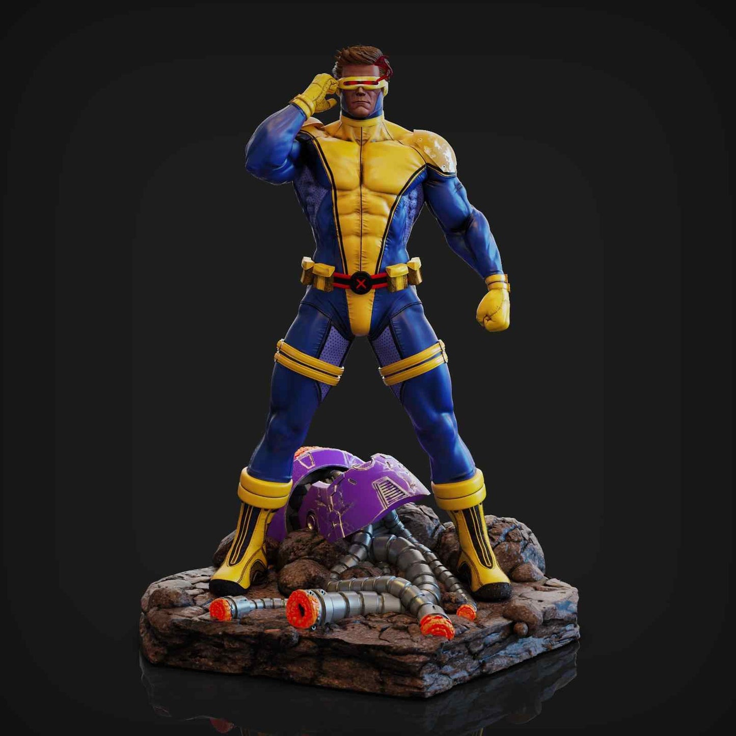 1772 Cyclops - X-Men - STL 3D Print Files