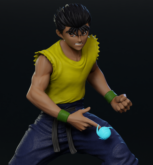 1852 Yusuke Urameshi - YuYu Hakusho - STL 3D Print Files