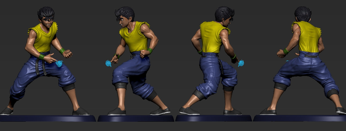 1852 Yusuke Urameshi - YuYu Hakusho - STL 3D Print Files