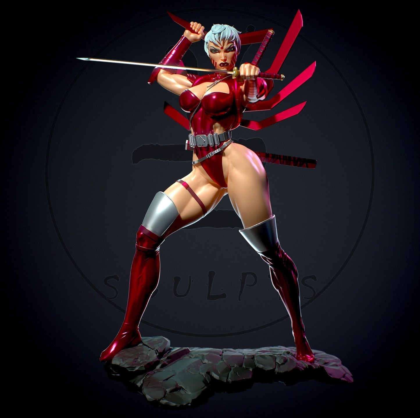 Zealot NSFW - DC Comics - STL 3D Print Files 2