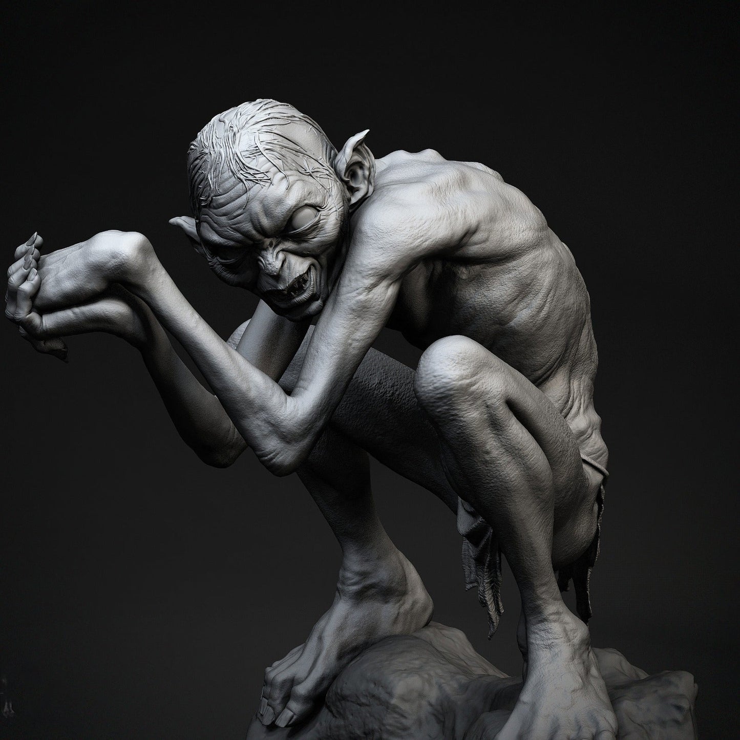 1460 Gollum - The Lord of the Rings - STL 3D Print Files