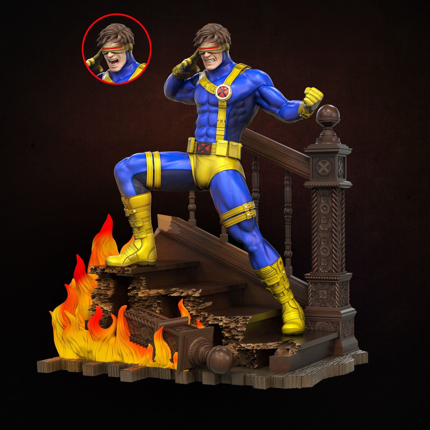 Cyclops Comic - X-MEN - STL 3D Print Files