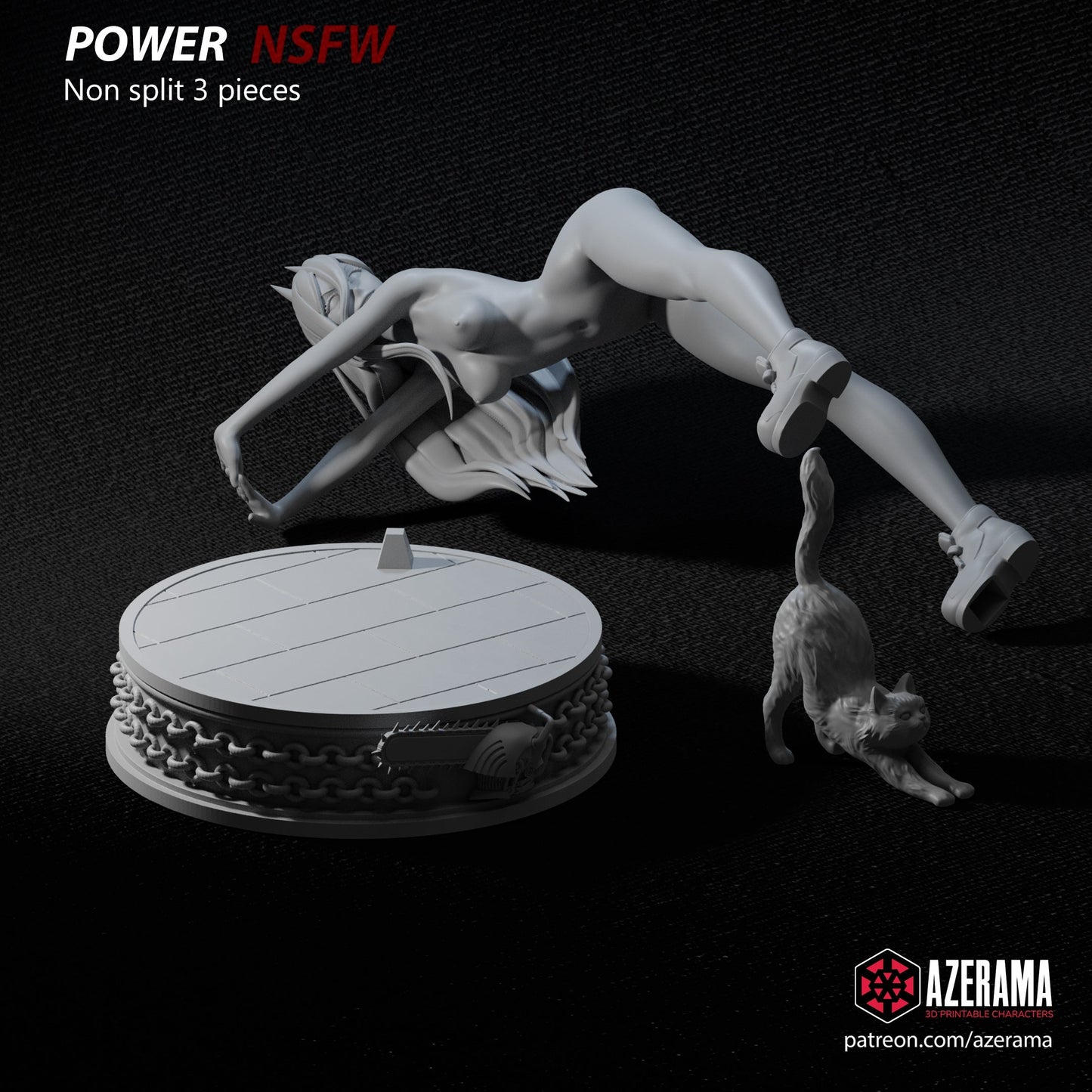1519 Power NSFW - Chainsaw Man - STL 3D Print Files