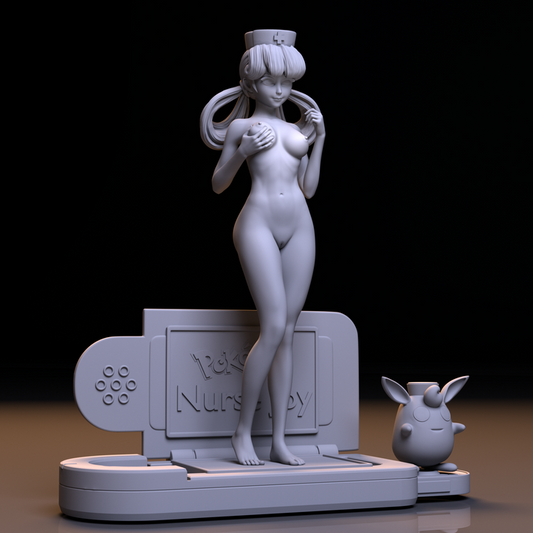 Nurse Joy NSFW and Wigglytuff - Pokemon - STL 3D Print Files