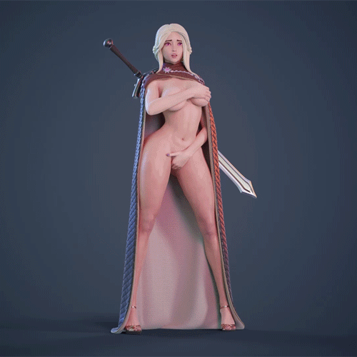 1620 Woman Warrior NSFW - STL 3D Print Files