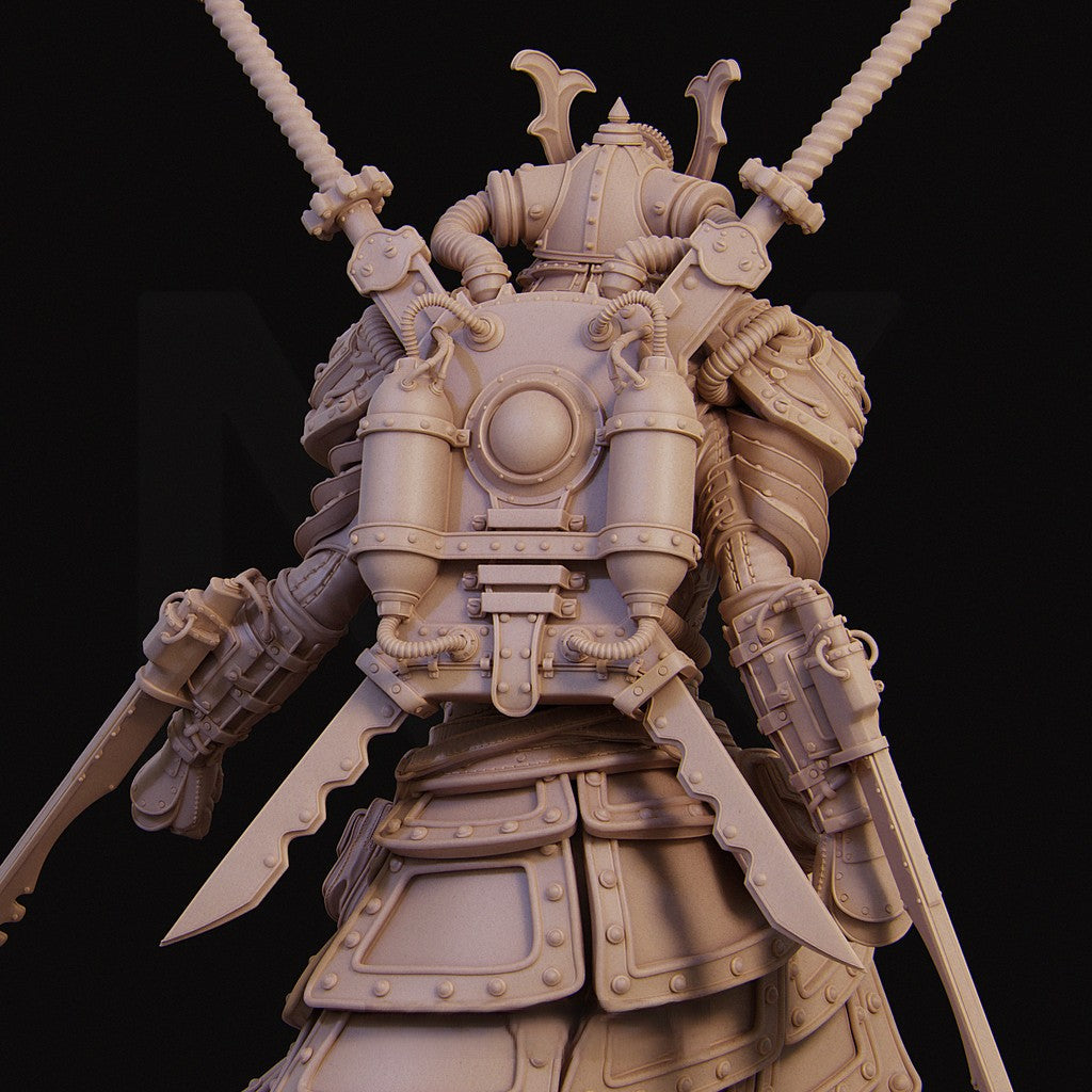 Najori - The Steampunk Samurai - STL 3D Print Files