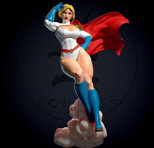 1577 Power Girl NSFW - DC Comics - STL 3D Print Files