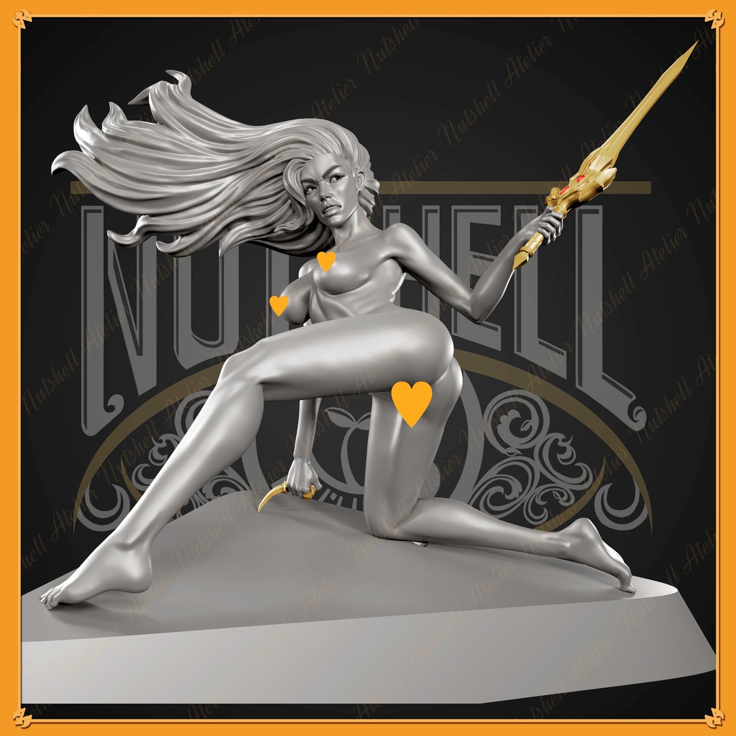 1270 Dejah Thoris NSFW - Princess of Mars - STL 3D Print Files